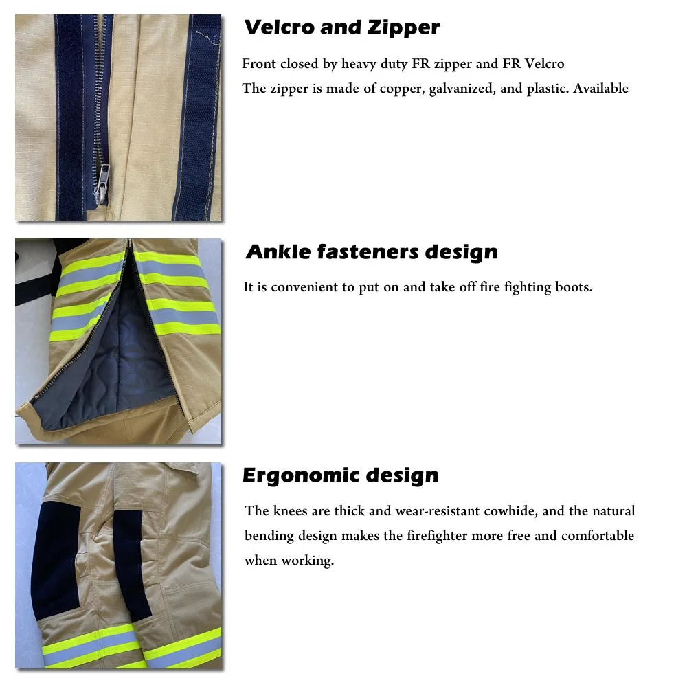 Fireman Suit/Fire Retardant Suit/Firefighter Uniform/Firefighting Jacket/Fire Protective Suits/Turnout Gear