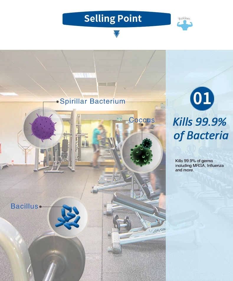 Biokleen EPA Registered Endurance Recyclable Best Sanitizing Wipes After Sport Gym Wet Wipes