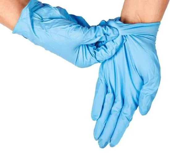 Disposable Vinyl Rubber Work Exam Latex Blue Nitryl Sterile Protective Powder Examination Nitrile Glove