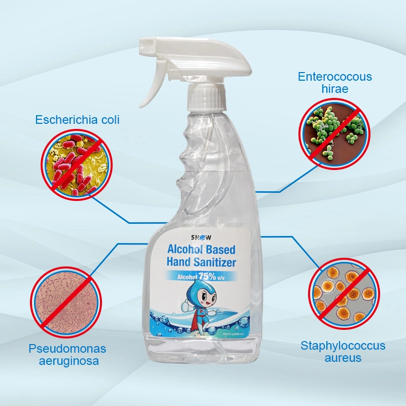 Customized Natural Grain Alcohol Disinfectant Hand Sanitizer Spray Recipe