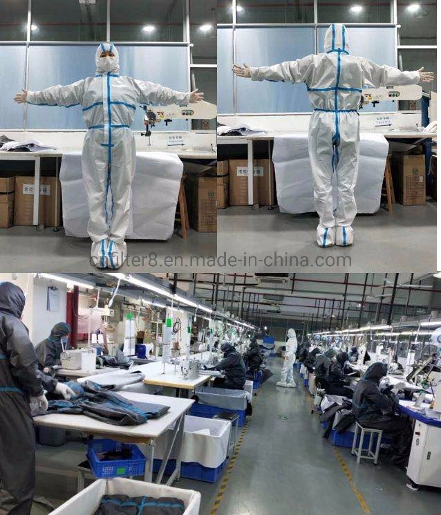 Factory Price Disposable Medical Protective Suit Cloth Coverall