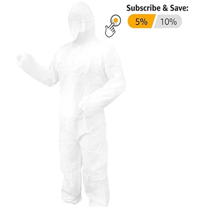 PPE-Plus White Color PP+ PE Material Protective Clothing