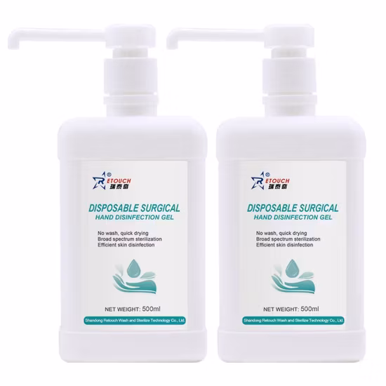 Uccide il 99,99% dei germi.  Gel disinfettante per le mani antibatterico e senza acqua